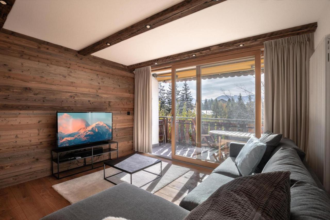 Apartment Etrier Crans-Montana Exterior foto