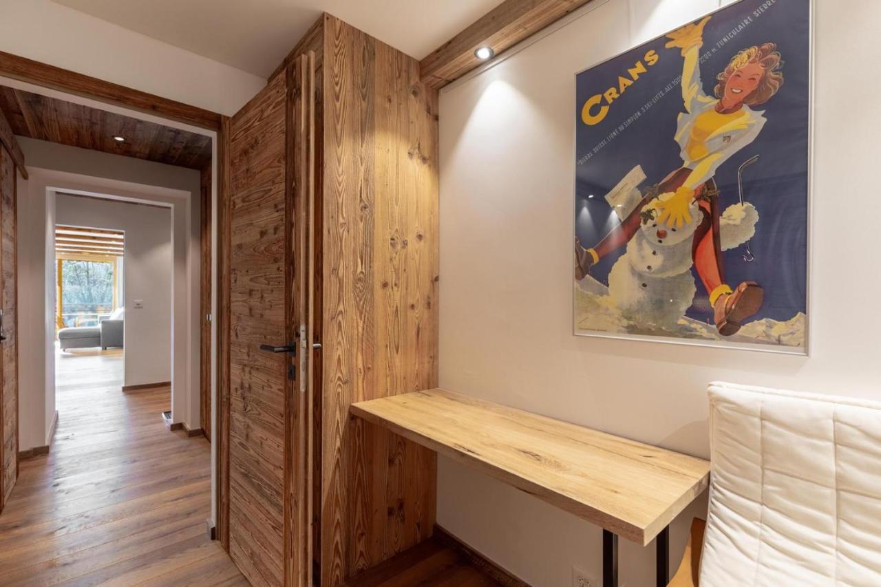 Apartment Etrier Crans-Montana Exterior foto